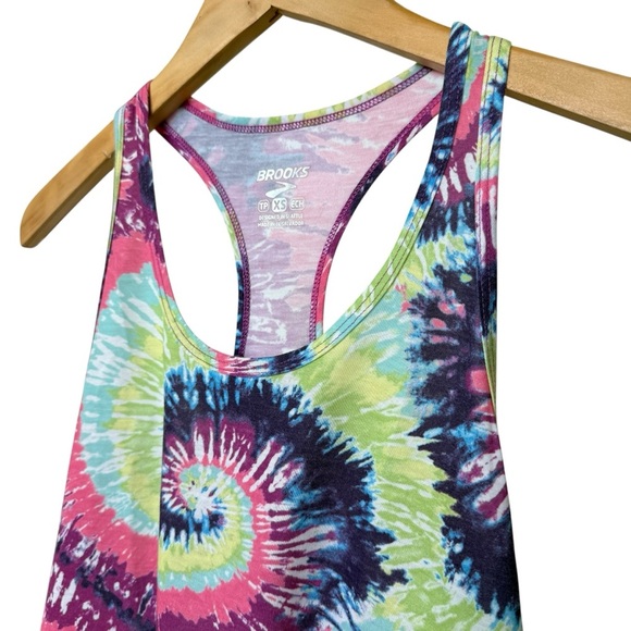 Brooks Women's XS Tie-Dye Tank Top Rock 'n' Roll Marathon Series Running Active - Picture 3 of 7